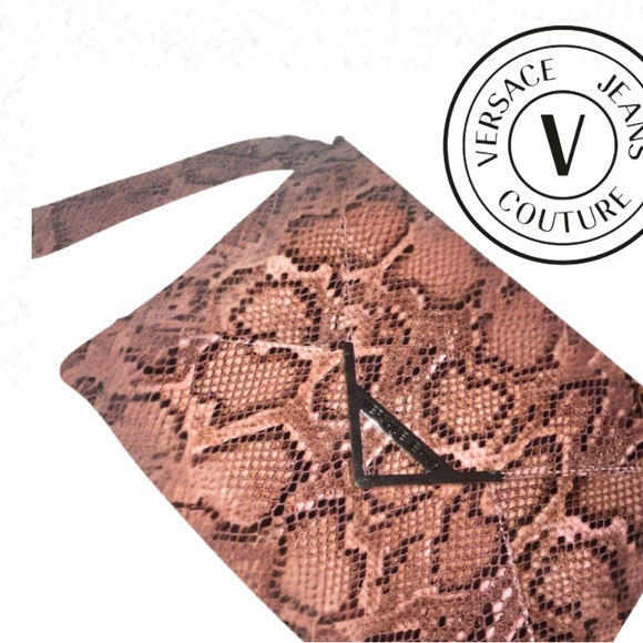 Versace Jeans Collection Handbags - Versace Jeans Snakeskin Clutch